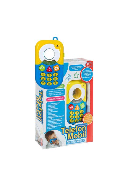OEM Belebusi Mobile Phone in Romanian, with 3 Songs and 9 Activities, Multicolor