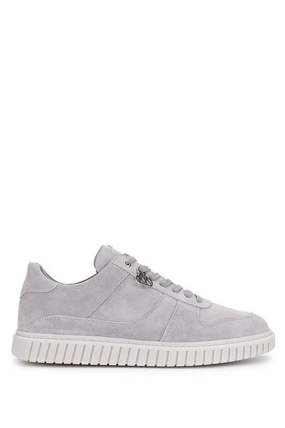Tamer Tanca Men's Genuine Leather Gray Sneakers & Sports Shoes