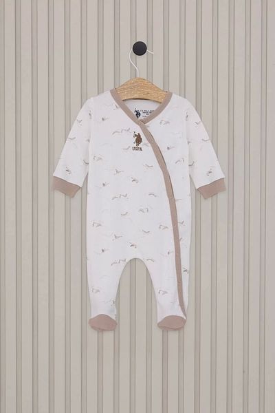 ALFA AKSESUAR 03 U.S. Polo Baby Jumpsuit Usb2019 Cream