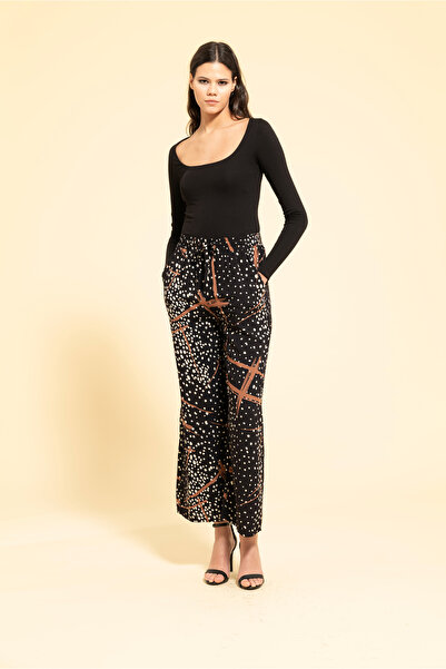 MİRAŞE MODA Viscose H&T in & Out Pocket Trousers