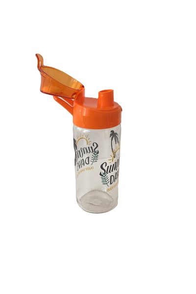Herevin 500 Cc Patterned Glass Flask / Summe Days-7 X 19.5 (H) cm