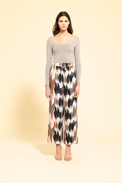 MİRAŞE MODA Viscose Color Roll in & Out Pocket Trousers