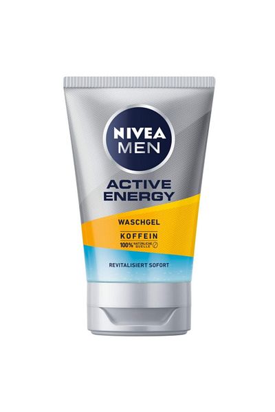 NIVEA Face gel, Active Energy, Nivea Men, Caffeine, 100 ml, Multicolor