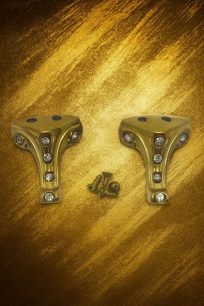 ElHobi Tray - Box - Makeup Cabinet Legs - Gold