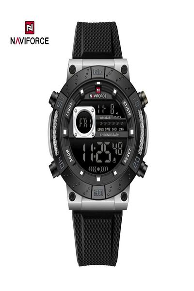 Naviforce NF9241T Men's Watch Alloy Dial Analog LCD Digital Display