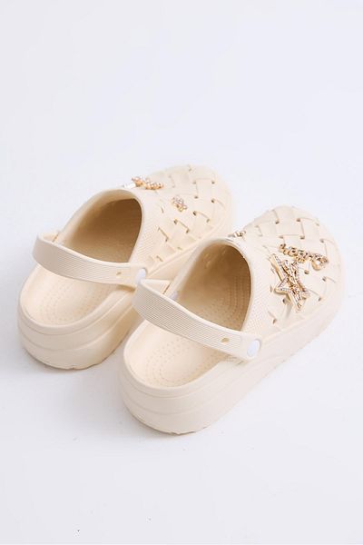 Raneel Kazançlı Alışveriş Massage Sole Accessory Slippers Beige