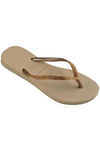 Havaianas Slim Glitter Ii Women's Slippers - Gold