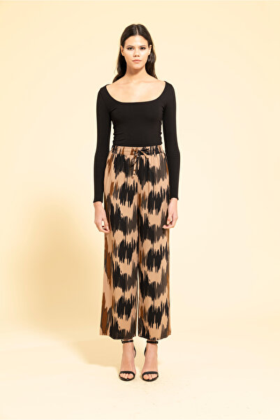 MİRAŞE MODA Viscose Color Roll in & Out Pocket Pants