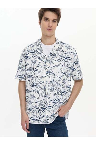 Ltb Ανδρικό πουκάμισο HAMEKE X με λουλουδάτο σχέδιο 12244915225008