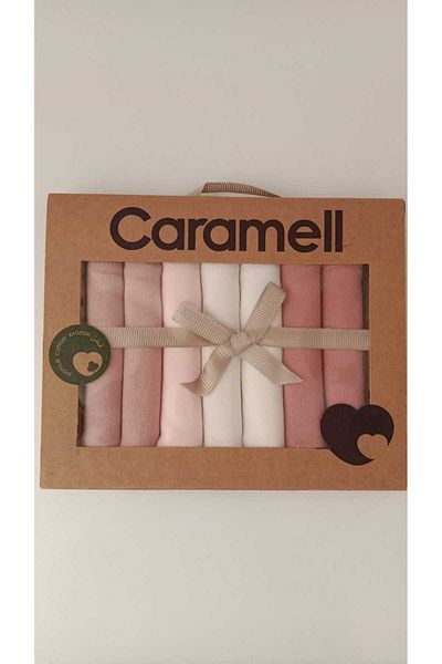 Caramell 100% Cotton 7 Pack Baby Mouth Wipes Basic Patterned Organic // 1337 Dried Roses