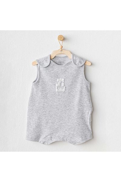 ALFA AKSESUAR 03 Andywawa Ac25895 Romper Basic Baby Jumpsuit Gray Melange