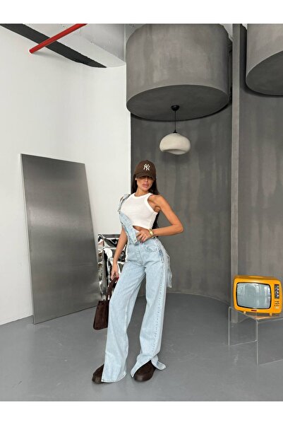 Joana Brisa Blue Denim Overalls