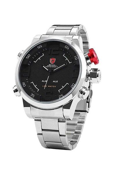 Shark Men's Water Resistant Stainless Steel Analog Watch SH103