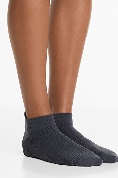 Oysho 2 çift poliamit karışımlı yoga ve pilates sneaker çorabı