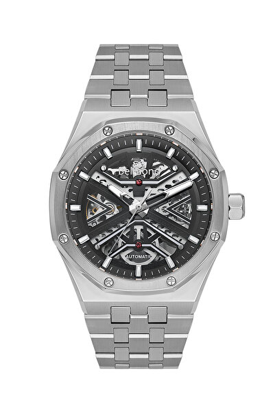 Belmond Kng1146.350 Gümüş & Gri Çelik Kordon Erkek Kol Saati