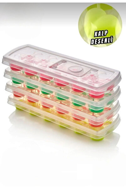 OSSA ROSE Kalp desenli silikon buzluk