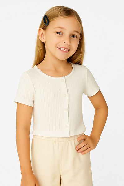 Ramior Vanilla Dream – Buttoned Ribana Kids T-Shirt