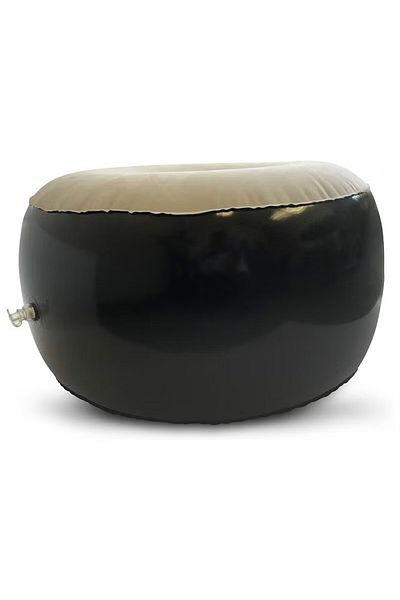 FULLJOY 24" x 24" x 12" Small Inflatable Air Chair with Footrest