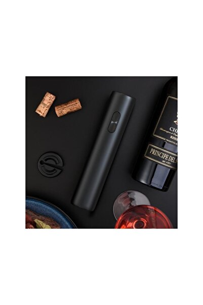 SMARTECH Electric Wine Bottle Opener, Black