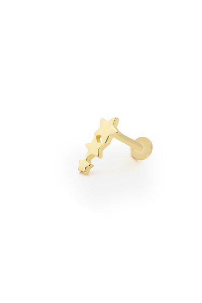 Fay Yamaner 14K Gold Triple Star Piercing