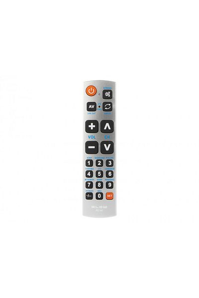 Blow Universal TV remote control, Blow, 8 m, 2xAAA, Grey
