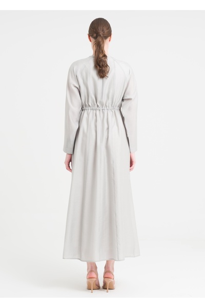 Armağan Reglan Kol Pile Detaylı Elbise
