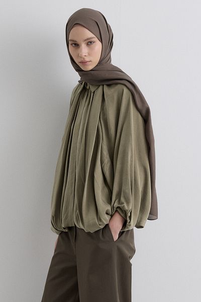 FENZA SCARF ΒΑΜΒΑΚΙ ΣΑΛΙ ΠΑΡΙΣΙΑΣ ΜΕ ΧΡΩΜΑ ΤΗΣ ΓΗΣ
