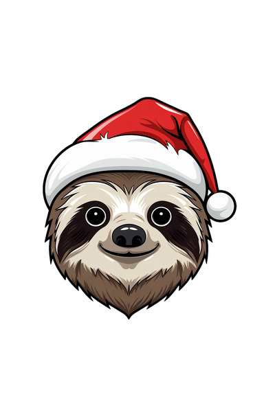 INOVATIX Set de 8 autocolante cu leneș de Crăciun fericit, INOVATIX®. 6 cm