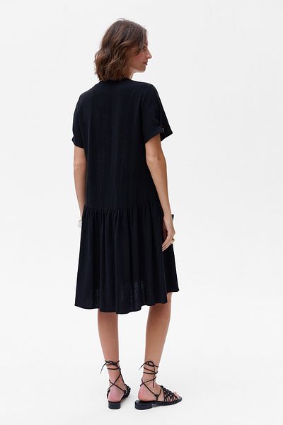 Blue Shadow Madi Black Dress