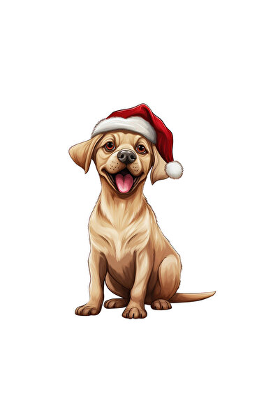 INOVATIX Σετ 8 τεμαχίων, Αυτοκόλλητο Λαμπραντόρ Ριτρίβερ με Καπέλο Άγιου Βασί...