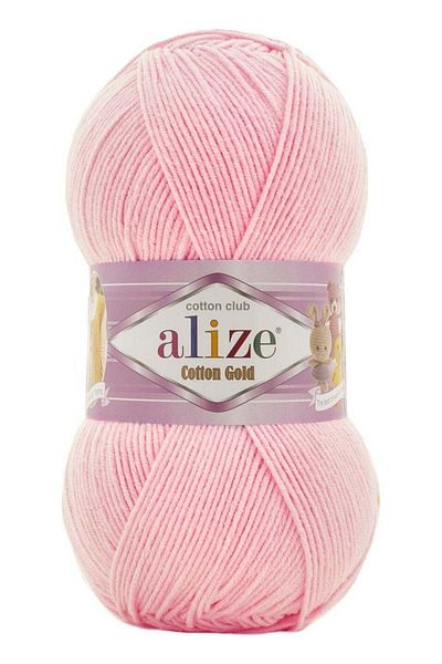 Alize Gold Cotton Hand Knitting Yarn 100g, Wool, 3 Count
