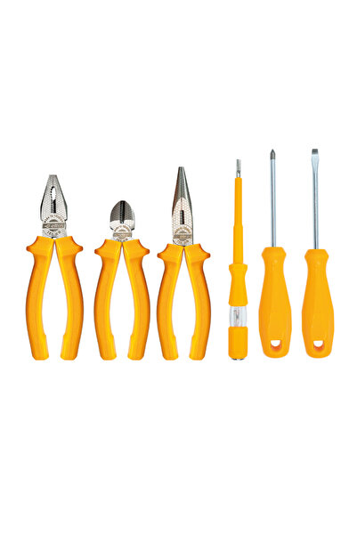 Eltos Premium Set (PENSE, YANKESKİ, KARGABURUN, KONTROL KALEMİ, 5X125 YILDIZ VE DÜZ TORNAVİDA)