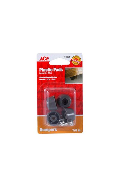 ACE Screw-On Bumper Pads (22 mm, Pack of 4)