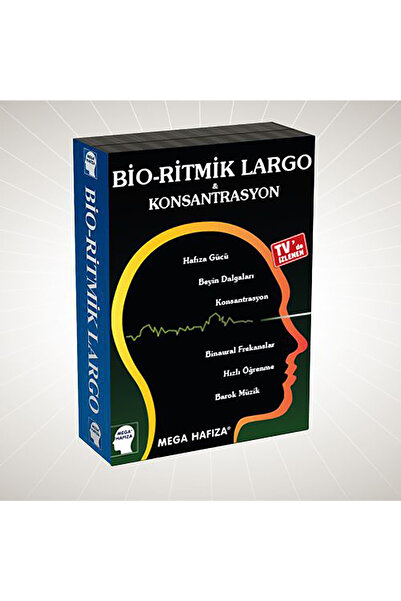 Mega Hafıza Bio-Ritmik Largo ve Konsantrasyon Seti - Kılavuz Kitap ve Konsant...