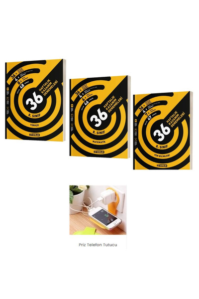 paraf yayınları Hız 8.SINIF TÜRKÇE+MATEMATİK+FEN BİLİMLERİ 36 HAFTALIK KAZANI...