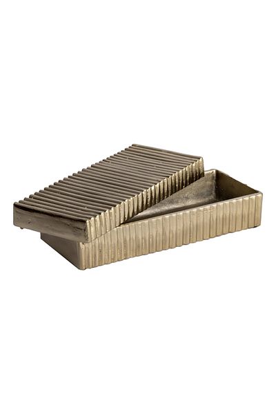 La madore Liner Gold Large Rectangular Box 30X13X8 cm