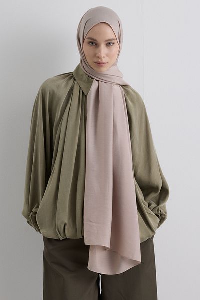 FENZA SCARF Paris Silk Tea Rose Color Cotton Shawl