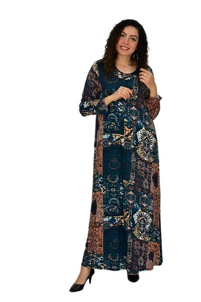 BAGLAN Women's Long Sleeve Lycra Viscose Dress Bgl-St04673