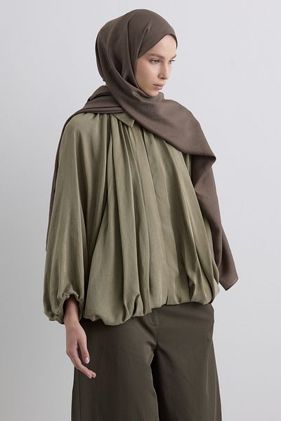 FENZA SCARF ΒΑΜΒΑΚΙ ΣΑΛΙ ΠΑΡΙΣΙΑΣ ΜΕ ΧΡΩΜΑ ΤΗΣ ΓΗΣ