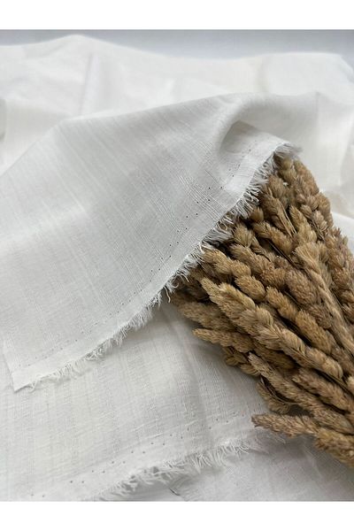 Kumaş Sevdası Stripe Pattern Cotton Linen Draped (Width 150 cm)