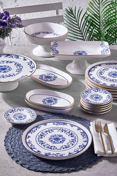 Fecra Riyo 18 Piece Serving and Presentation Set