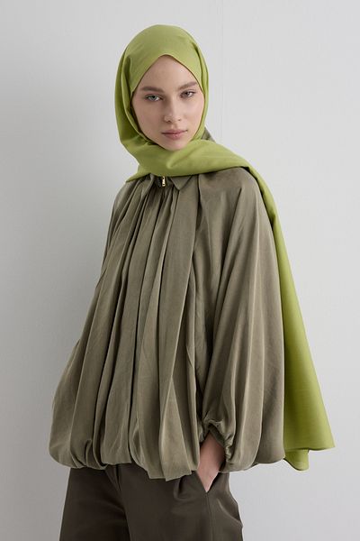 FENZA SCARF Paris Silk Linden Color Cotton Shawl