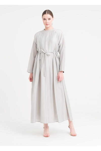 Armağan Reglan Kol Pile Detaylı Elbise