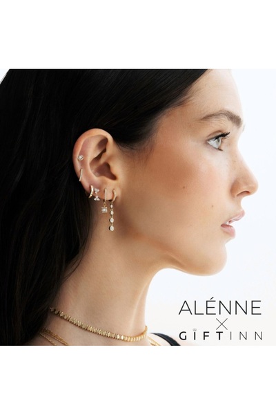 Fay Yamaner 14 Ayar Altın Şimşek Piercing