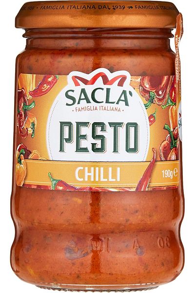 Sacla Fiery Pesto - 190 gm