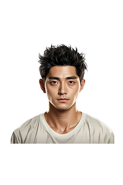 INOVATIX Set de 8 piese, autocolant Kim Eui, INOVATIX®. 6 cm