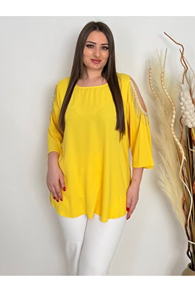 DE WHITES ΜΠΛΟΥΖΑ ΜΕΓΑΛΟΥ ΜΕΓΕΘΟΥΣ ΜΕ ΛΕΠΤΟΜΕΡΗ ΑΛΥΣΙΔΑ ΣΤΑ ΜΑΝΙΚΙΑ