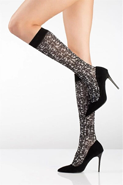 ALFA AKSESUAR 03 الكونتيسة الإيطالية تحت الركبة باللون الأبيض القياسي