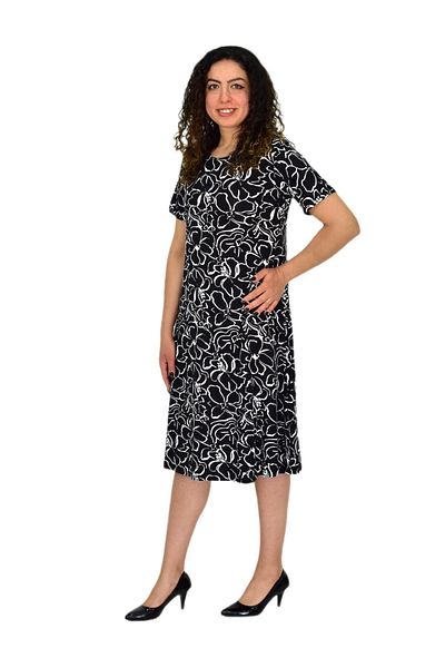 BAGLAN Women's Short Sleeve Lycra Viscose Dress Bgl-St04671