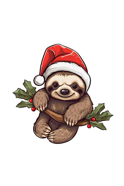 INOVATIX Set de 8 piese, autocolant leneș atârnat pe o creangă de Crăciun, IN...